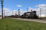 NS 5333 heads north on the IHB main with the bottle train for East Chicago